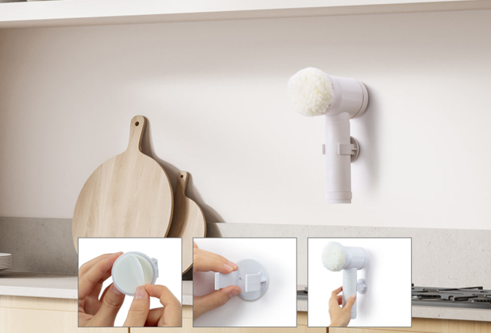 Draadloze 5-in-1 reinigingsborstel